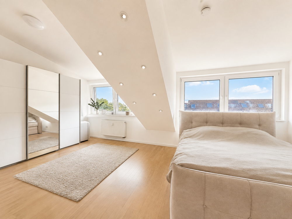 Schlafzimmer mit Bad en Suite