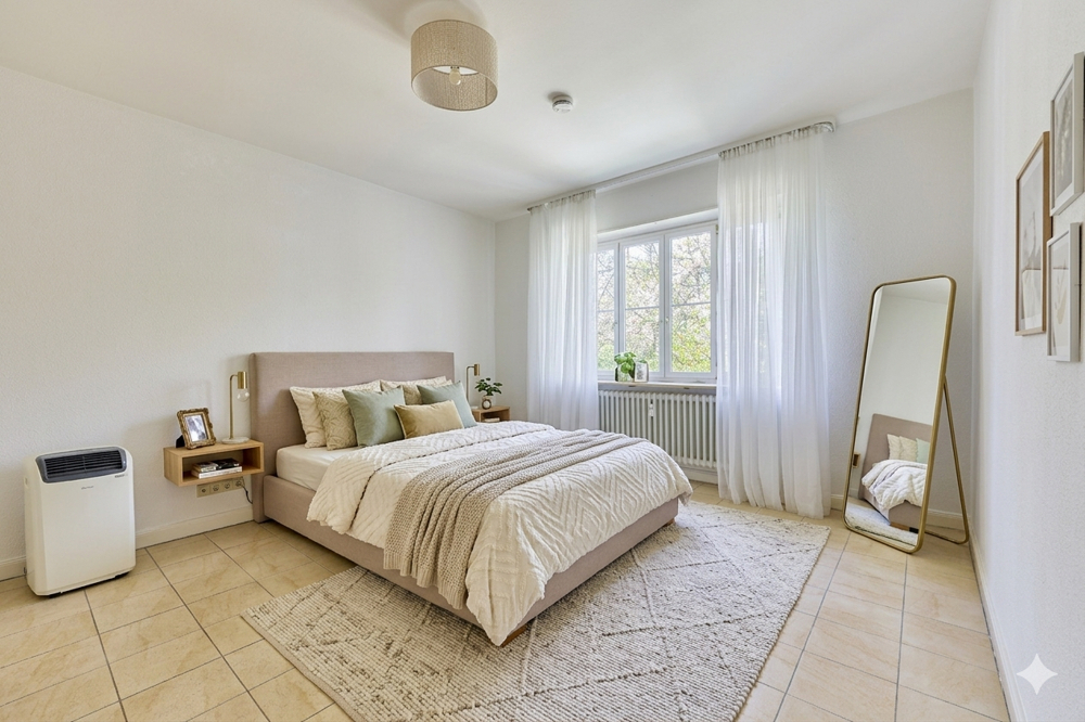 Schlafzimmer (Einrichtung mit Ki generiert)